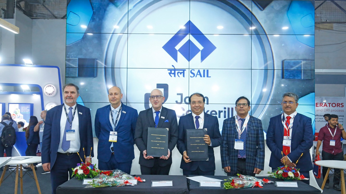 John Cockerill India Limited and Steel Authority of India Limited (SAIL) Sign MoU to Advance Green Steel Solutions in India